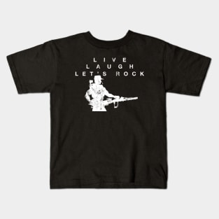 Live Laugh Let's Rock Kids T-Shirt